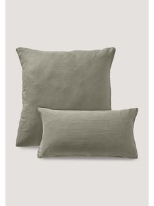 Наволочка из муслина с рисунком морской травы Hessnatur, 40 x 80 см