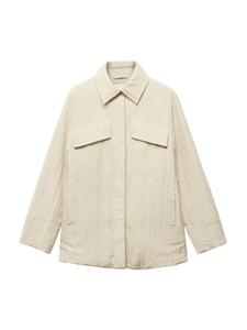 Межсезонная куртка MANGO Espuma, светло-бежевый