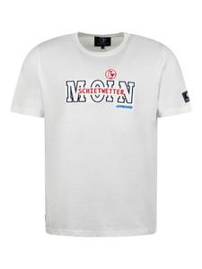 SCHIETWETTER Футболка "Плохая погода" от Дидрика Десбадделя, белая