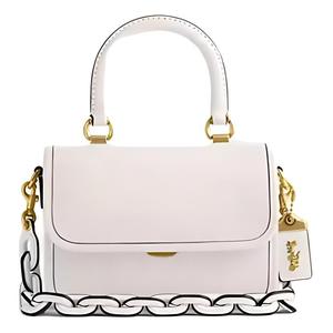 Сумка кроссбод Rogue Glove Tanning через плечо женская белая COACH