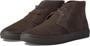 Мужские ботинки Frye Astor Midlace Chukka, изготовленные из высококачественной итальянской кожи с резиновой подошвой, классическая шнуровка до носка, мягкий язычок и воротник для комфорта, Charcoal