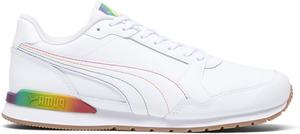 Мужские кроссовки PUMA St Runner V3 Love Wins с шнуровкой, повседневные - белые