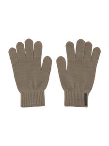 Перчатки с закрытыми пальцами Pull&Bear, серо-коричневый