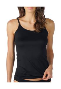 Мягкая майка из микрофибры с плоским швом Mey, черный