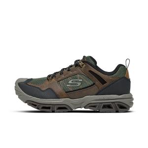 Кроссовки мужские Lifestyle Shoes Men Low-Top Olive Skechers, коричневый