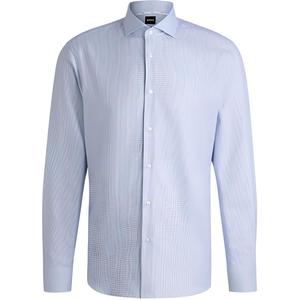 HUGO BOSS Рубашка SS25 мужская светло-голубая