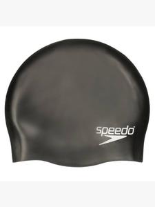 Простая силиконовая шапочка для плавания Speedo, Junior, Black