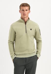Толстовка NO EXCESS HALF ZIP BRUSHED, Light Moss/Mottled Light Green