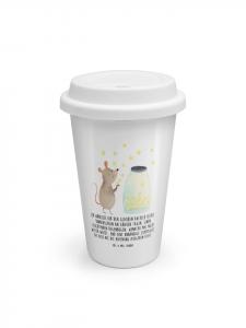 Mr. & Mrs. Panda Термос с изображением белой мыши и звезды и надписью