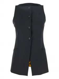 Жилет на пуговицах Merci, серый