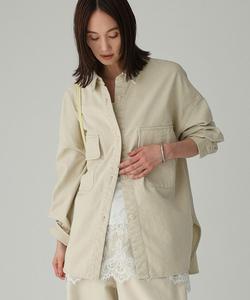 Джинсовая рубашка оверсайз Babylone, цвет [New] Sand Beige 45