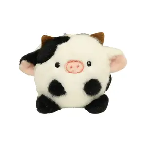 Милый антистрессовый плюшевый брелок Squeeze Toy высотой 11 см Bitter purchase, Cute Pet Design Stress Relief Ball: Cow