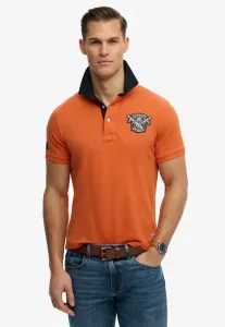 Винтажная рубашка-поло для регби Superdry & Co, Prep Orange