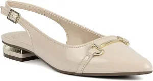 Женские балетки с ремешком сзади Jones New York - классические туфли с заостренным носком, задними ремешками и низким каблуком