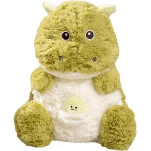 Мягкая игрушка детская кукла забавный динозавр дракон солнышко 22см/32см высота Cute Chip, зеленый