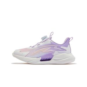 Кроссовки детские с низким верхом, устойчивые к скольжению и износу XTEP, белый/фиолетовый