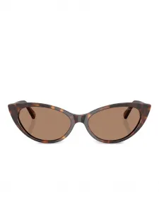Солнцезащитные очки в оправе 'кошачий глаз' Jimmy Choo, коричневый