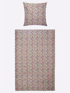 Постельное белье с серо-клубничным принтом WITT WEIDEN, 135/200 40/80