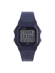 Синие пластиковые кварцевые часы Casio