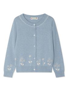 Bonpoint вязаный кардиган, синий