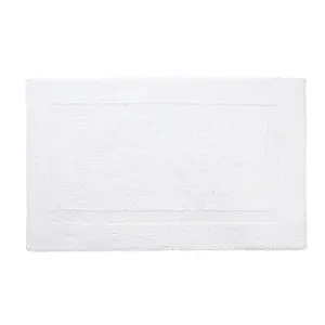 Двусторонний коврик для ванной из египетского хлопка Abyss Habidecor, белый