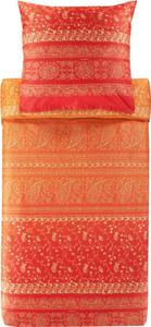Комплект сатинового постельного белья Bassetti Mako BRENTA цвет О1 МАНДАРИН размер 155х220+80х80