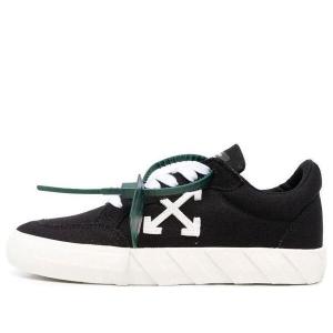 Кроссовки vulc low canvas sneaker 'black white orange' Off-White, черный