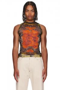 Топ-медальон Jean Paul Gaultier, оранжевый