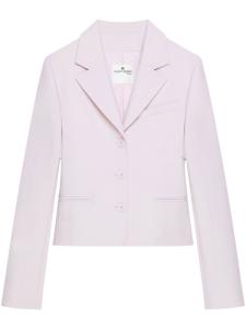 Courrèges блейзер с ремешками, розовый