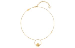 LOUIS VUITTON Вивьен Металлическое ожерелье Женское Золотое