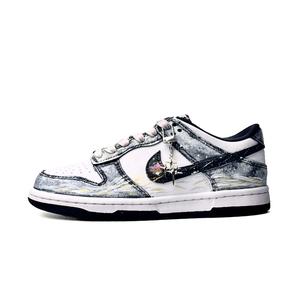 Dunk Galaxy Star износостойкие и легкие низкие кроссовки для скейтбординга унисекс серебристо-серые Nike, Silver Gray