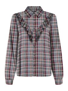 Блуза ONLY ONLEVIA CHECK, антрацит