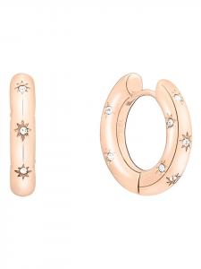 Серьги-кольца с драгоценными камнями Tamaris