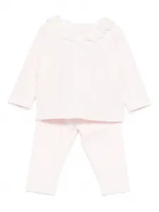 Комплект бодиков из хлопкового микса Tartine Et Chocolat, розовый