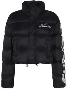 Укороченная стеганая куртка AMIRI Bones, черный