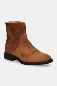 Женские ботинки Gant Fayy замшевые на каблуке, коричневый