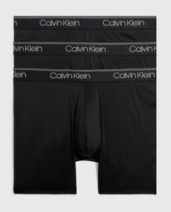 Набор из 3 мужских длинных боксеров Calvin Klein, черный