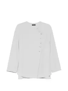 Рубашка на пуговицах Emporio Armani, серый