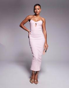 Платье-футляр мидакси Vesper Strappy в румянах