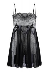 LingaDore Пеньюар в черном цвете