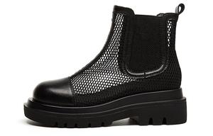 Ботинки женские Daphne с перфорацией, черный