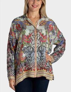 Оверсайз блуза Audrey в цвете акаи Johnny Was, Akai