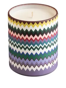 Ароматическая свеча Micro с зигзагообразным узором (220 г) Missoni Home, фиолетовый