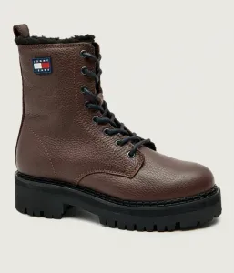 Кожаные ботильоны Tommy Jeans, коричневый