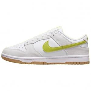 Кроссовки Nike Dunk Skateboarding Shoes Unisex Low-top White And Yellow, белый/желтый