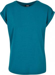 Футболка Urban Classics Ladies Extended Shoulder Tee, зеленый
