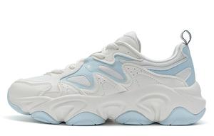 Кроссовки XTEP Lifestyle Shoes Women's Low-top Sail White/cloud Blue, белый/голубой