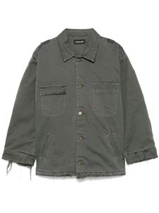 Куртка с эффектом потертости Mainless, зеленый