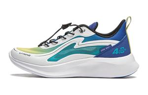 Кроссовки Damselfly 4 Kids Lifestyle GS Low-top Белый/синий/зеленый Lining Young, зеленый