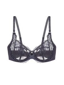 Бюстгальтер TRIUMPH Bra Wild Peony Florale, темно-серый